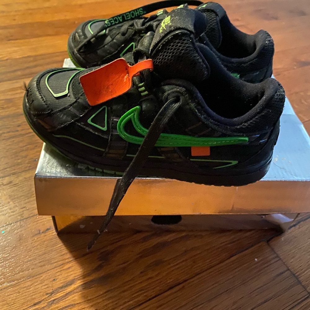 10c off white nikes bought from goat